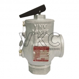 1000001941 YNV FCD 닥타일 주철 증기용 전량식 안전밸브 FSV-1S(L) 20A~40A 나사식, 레버타입, 스팀용 (와이엔브이 스팀용 나사식 FCD 닥타일 안전변, 설정압력 범위 5K-10K)