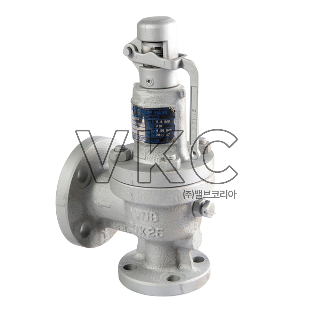 1000001947 YNV 스텐 전량식 안전밸브 FSV-2F(L) 20K 15A~300A 플랜지식, 레버타입 (와이엔브이 스팀, 에어, 증기, 공기, 기체용 SCS13 안전변, 설정압력 범위 0.5K-22K)