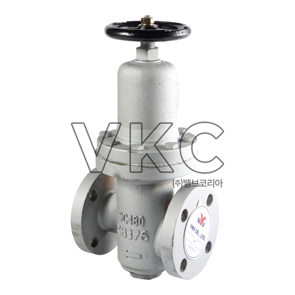 1000001982 YNV 스텐 감압밸브 DRE-3F 40K 15A~50A 플랜지식, 공기, 가스, 물용 (와이엔브이 SCS13 직동식 감압변)