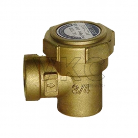 1000002120 조광 황동 에어벤트 JAV-CT11 14K 15A~20A 증기용 (조광밸브 C3771 나사식 스팀 에어 밴트)