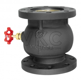 1000002139 (국산) 동진밸브 KS 주철 10K 40A~200A 플랜지형 리프트체크밸브 DKL-1F (GC200 스모렌스키 해머리스 주철리프트체크)