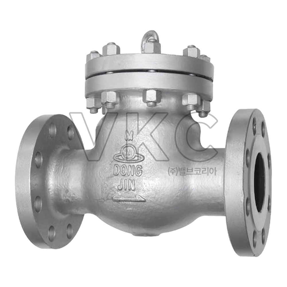 1000002145 (국산) 동진밸브 KS 주강 20K 50A~400A 플랜지형 스윙체크밸브 DSCS-2F (SCHP2 주강스윙체크)