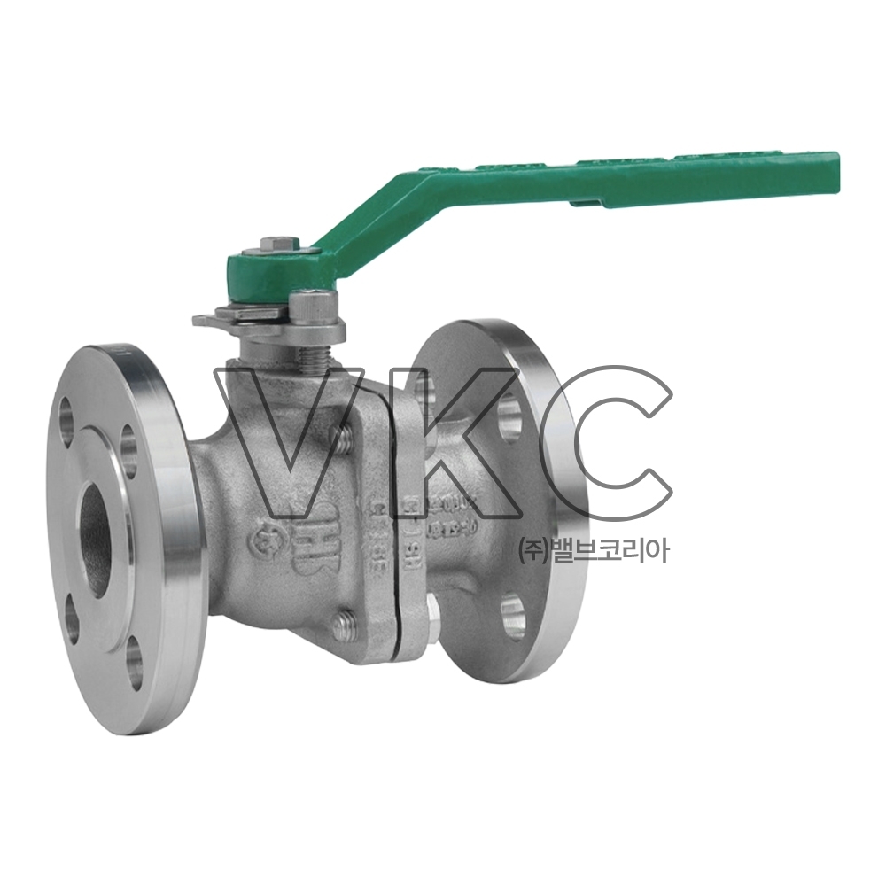 1000002191 (국산) 화성밸브 SSC16 스텐 플랜지식 물, 가스용 볼밸브 10K 15A~300A 레버식, 기어식 (HS 0.5인치~12인치)
