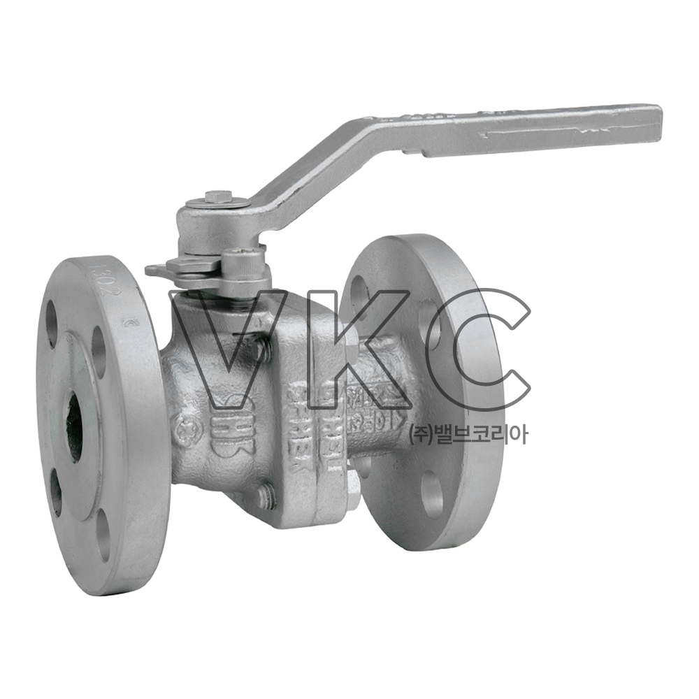 1000002193 (국산) 화성밸브 SSC16 스텐 플랜지식 물, 가스용 볼밸브 20K 15A~300A 레버식, 기어식 (HS 0.5인치~12인치)
