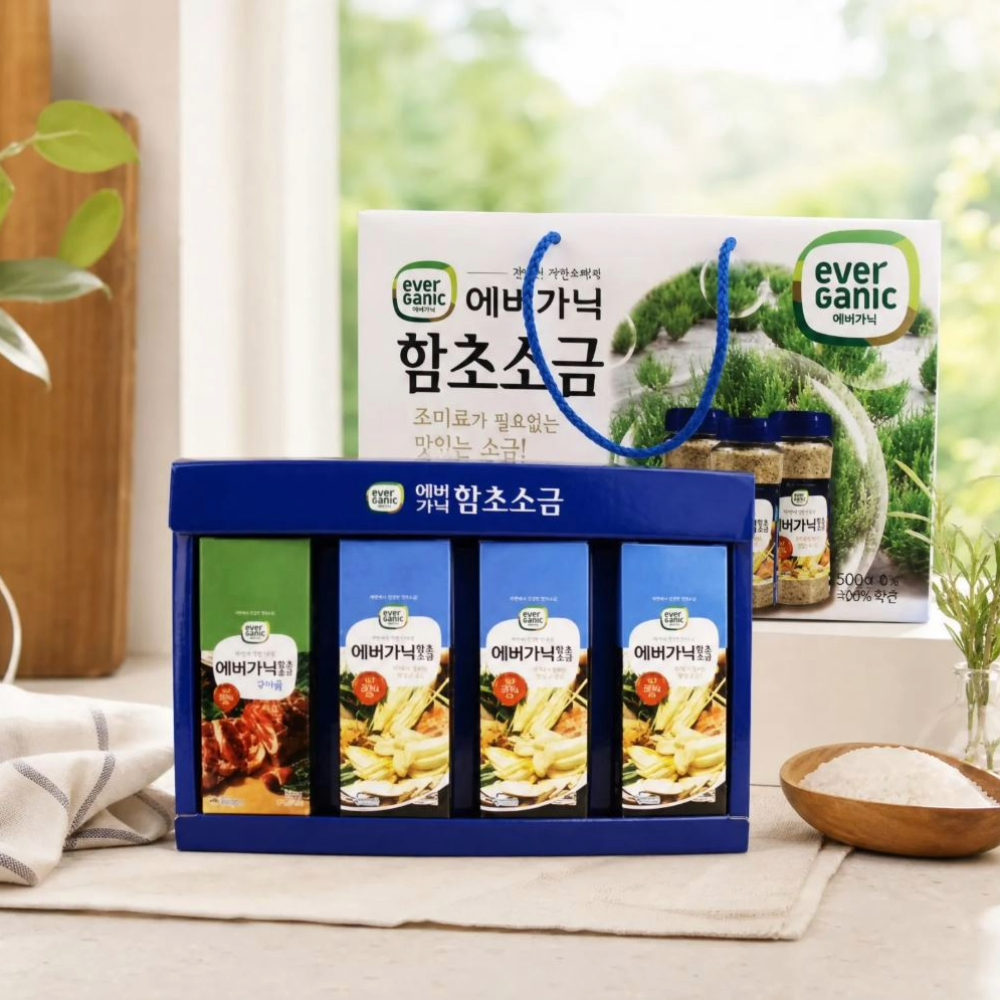 [남도드림] HC바이오텍 에버가닉 함초소금세트 6호 (250g x 4개)