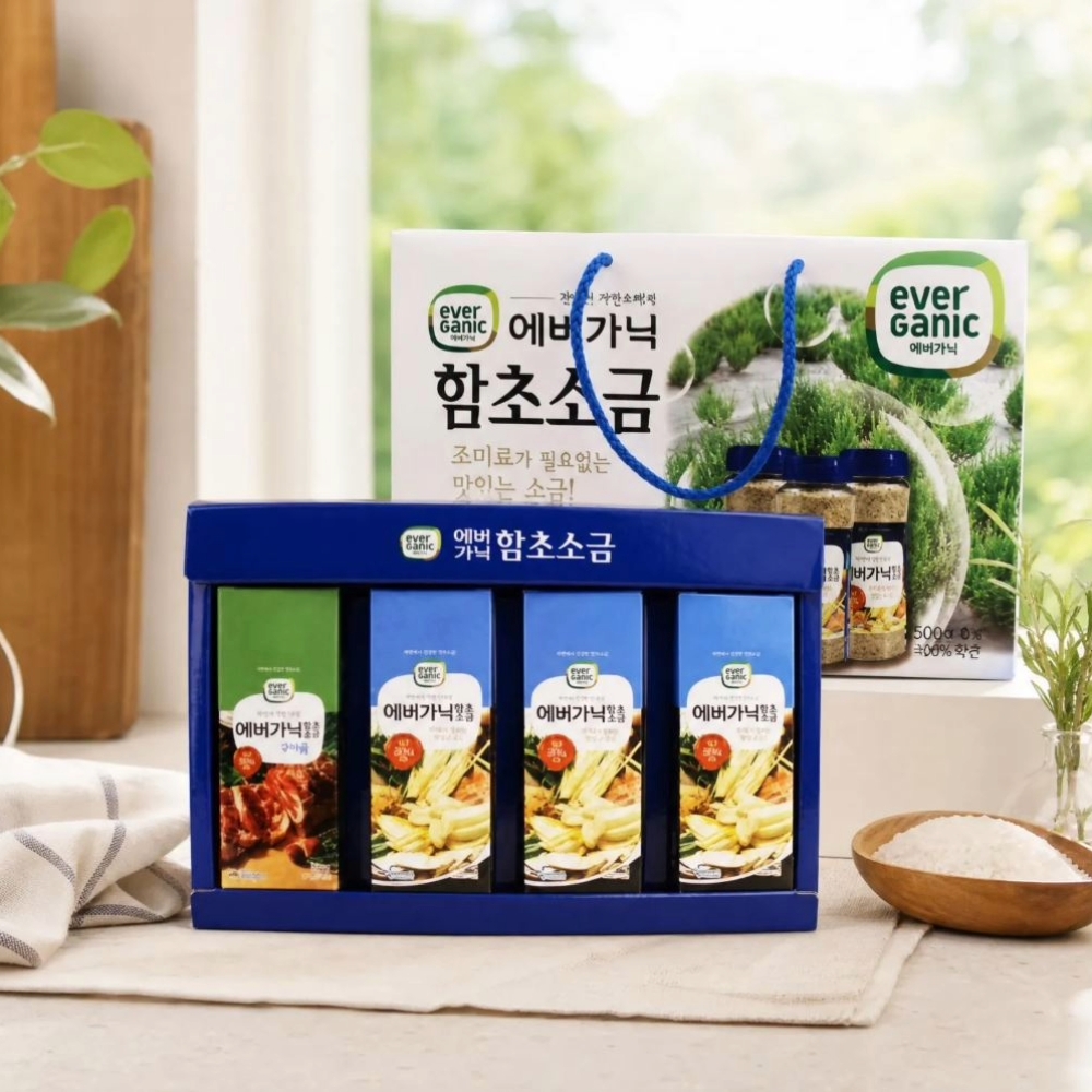 [남도드림] HC바이오텍 에버가닉 함초소금세트 6호 (250g x 4개)