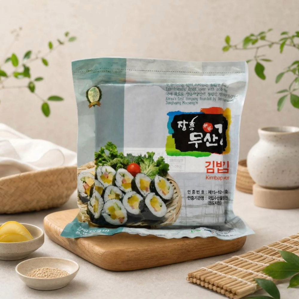 [남도드림]장흥무산김 김밥김(마른김) 100매