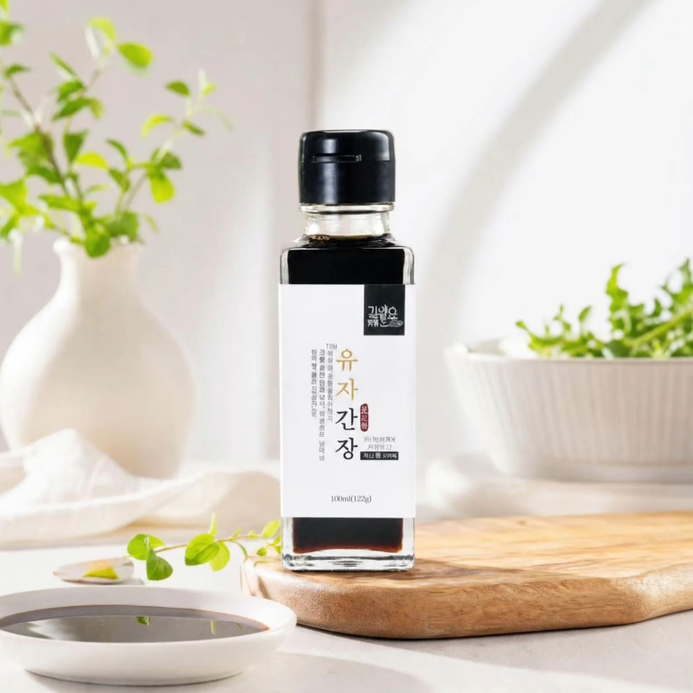 [남도드림] 프롬웰김인순 프리미엄 유자간장 100ml (100% 국산재료)