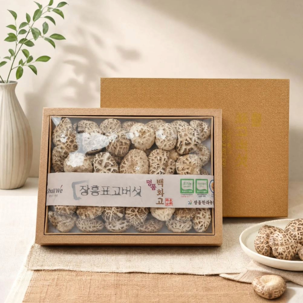 [남도드림]장흥한라농장 한라백화고 400g 선물세트