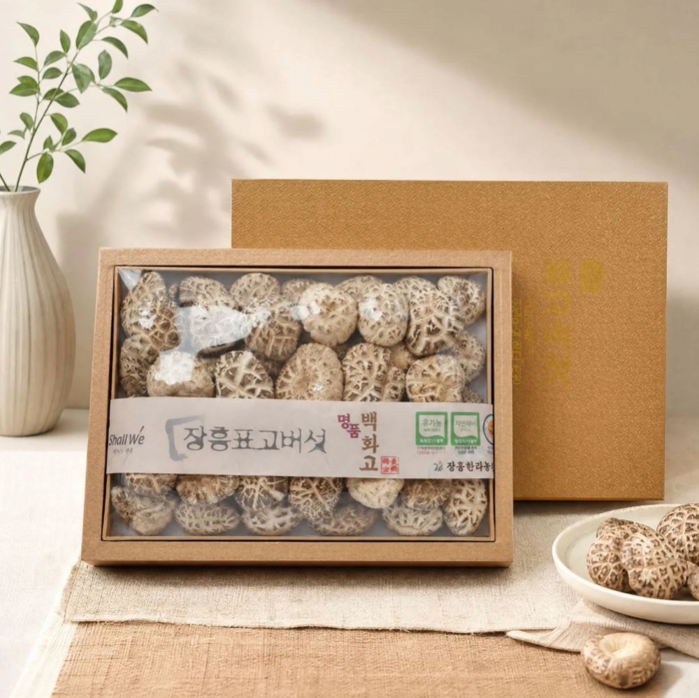 [남도드림]장흥한라농장 한라백화고 400g 선물세트