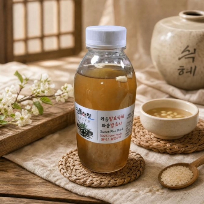 [남도드림]  와송 수제발효식혜 500ml  1개, 3개, 6개