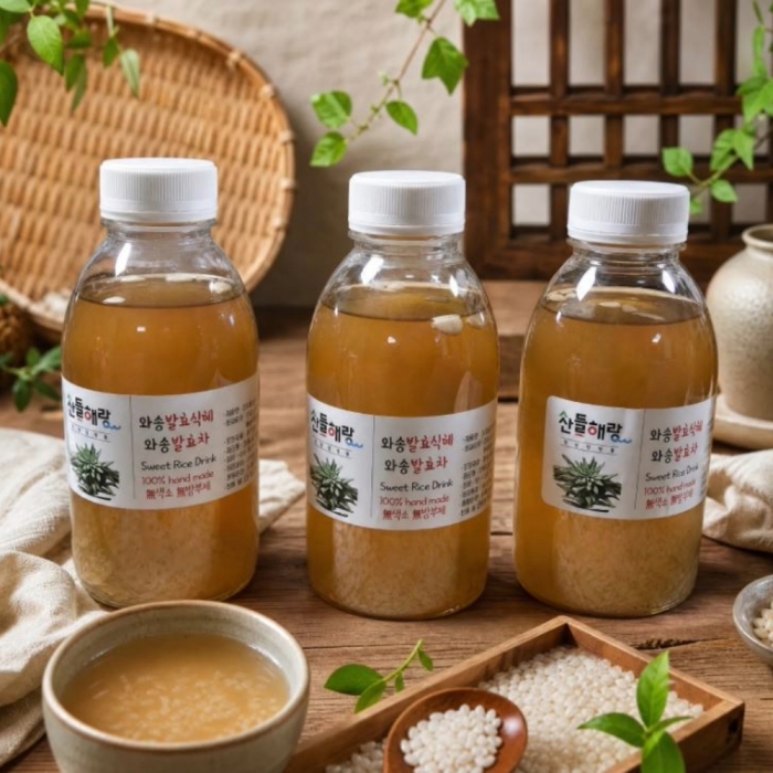 [남도드림]  와송 수제발효식혜 500ml  1개, 3개, 6개