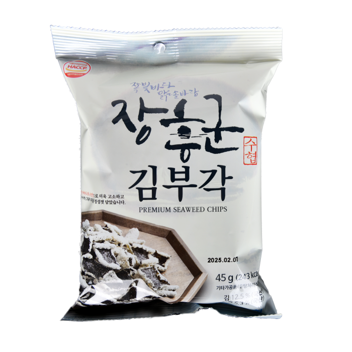 [남도드림] 고소하고 바삭한 장흥군김부각 45g