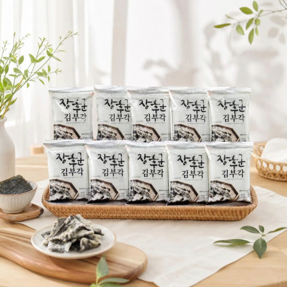 [남도드림] 고소하고 바삭한 장흥군김부각 45g X 10입