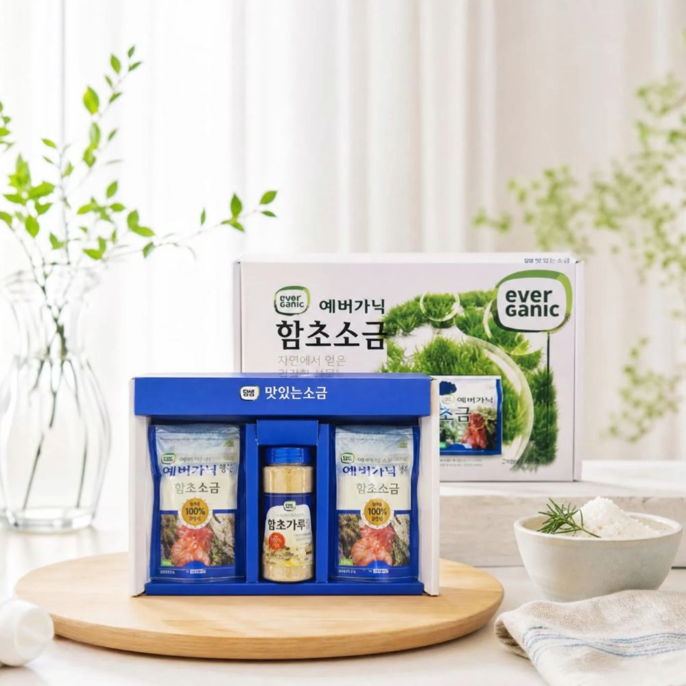 [남도드림] HC바이오텍 에버가닉 함초소금 선물세트 1호(250gx3)