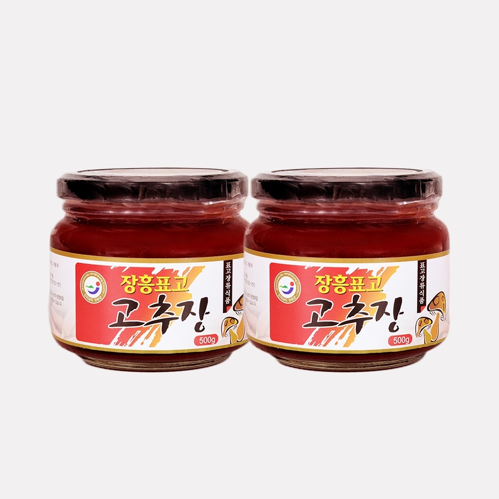 장흥표고 고추장 1kg(500g * 2)