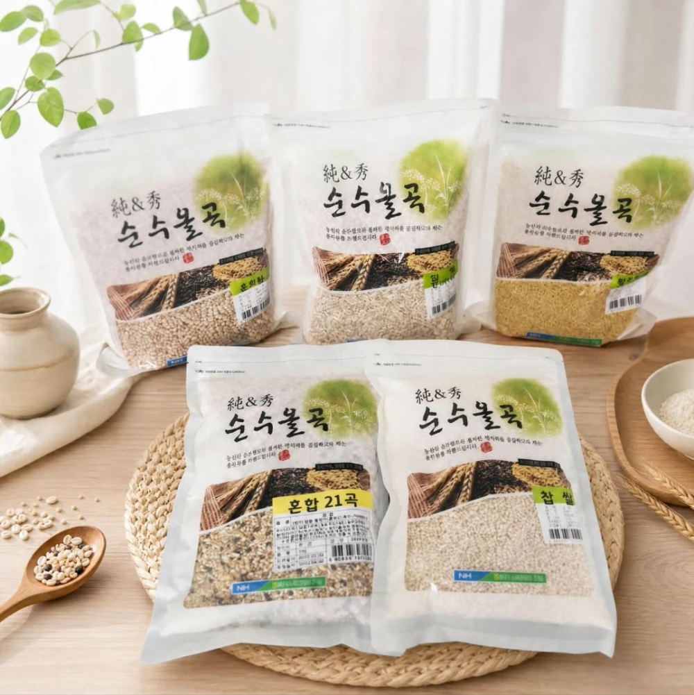 [남도드림] 잡곡 1kg 골라담기(찹쌀, 압맥, 혼합21곡, 찰기장쌀, 율무쌀)