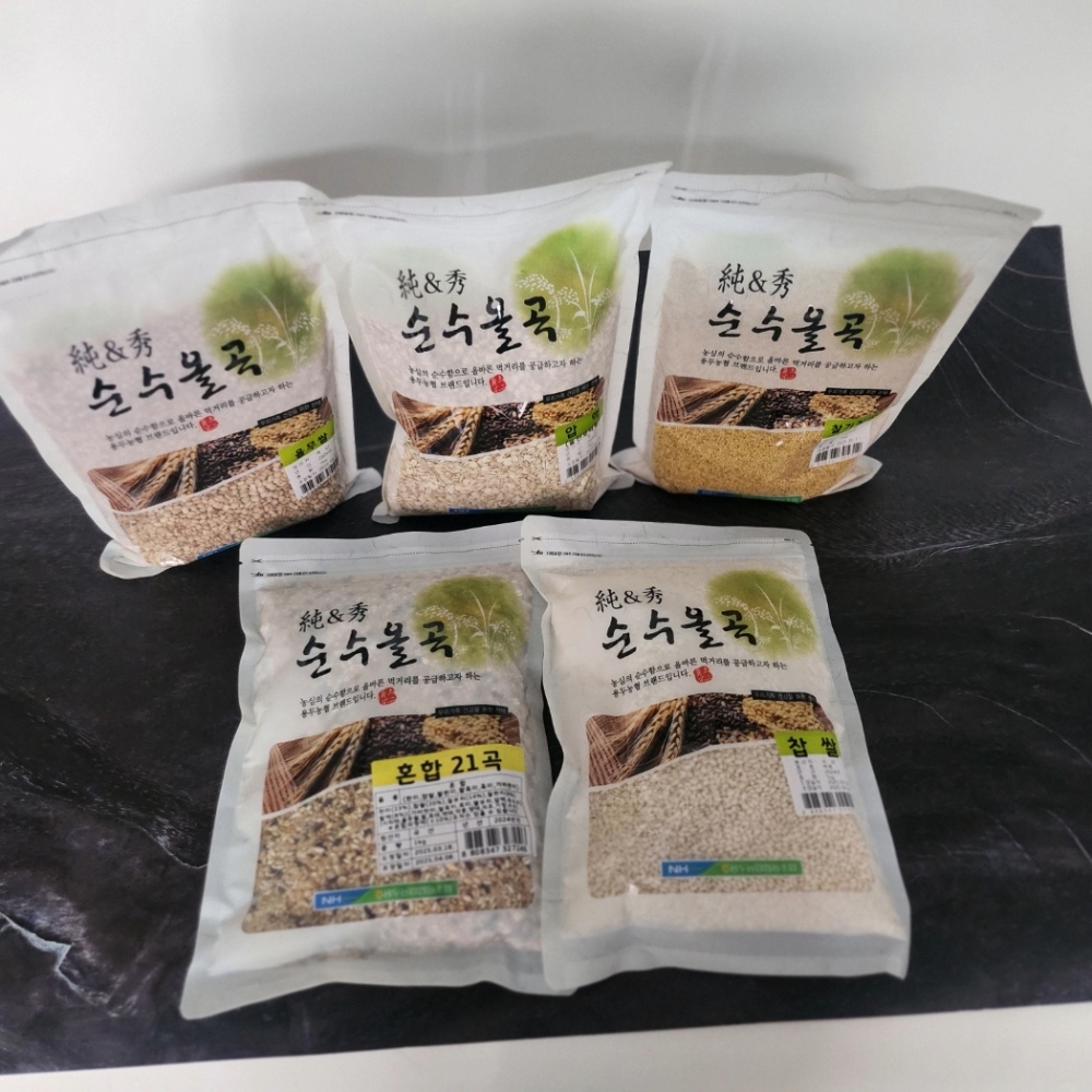 [남도드림] 잡곡 1kg 골라담기(찹쌀, 압맥, 혼합21곡, 찰기장쌀, 율무쌀)