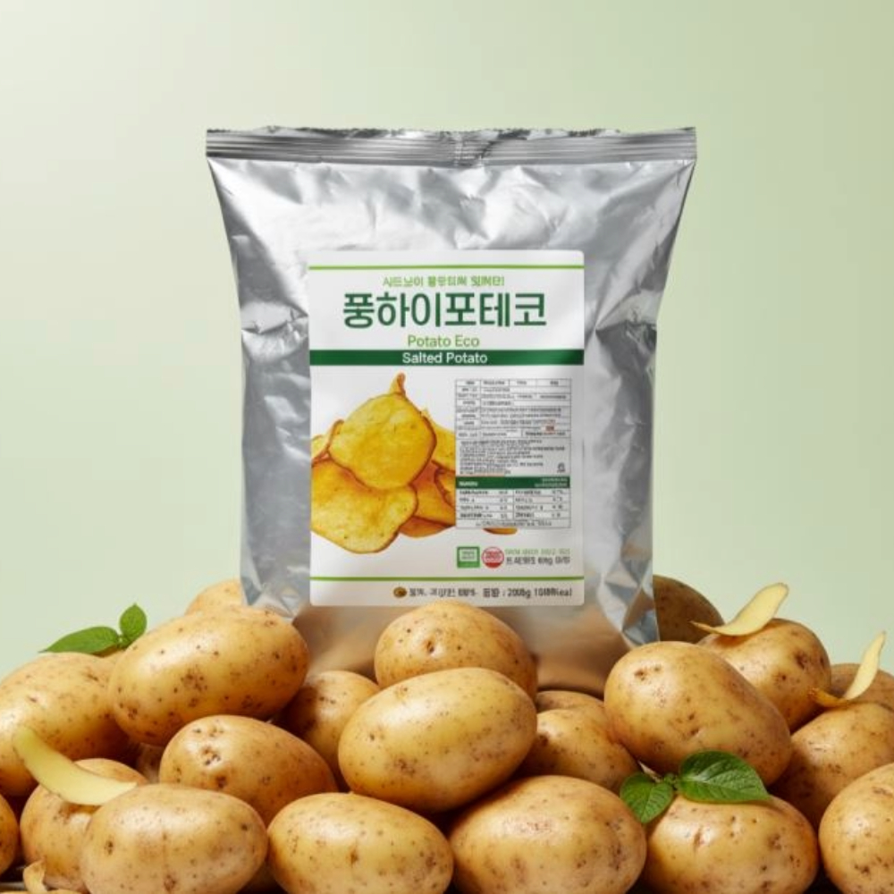[남도드림]  친환경 감자칩 "풍하이 포테코"