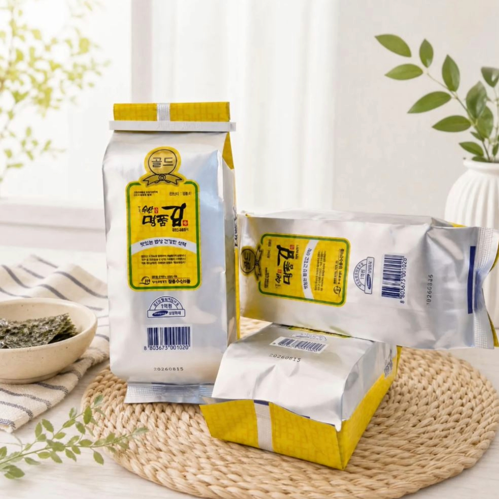 [남도드림]  중앙수산 골드 무산 명품김35g 1개,3개,5개,10개