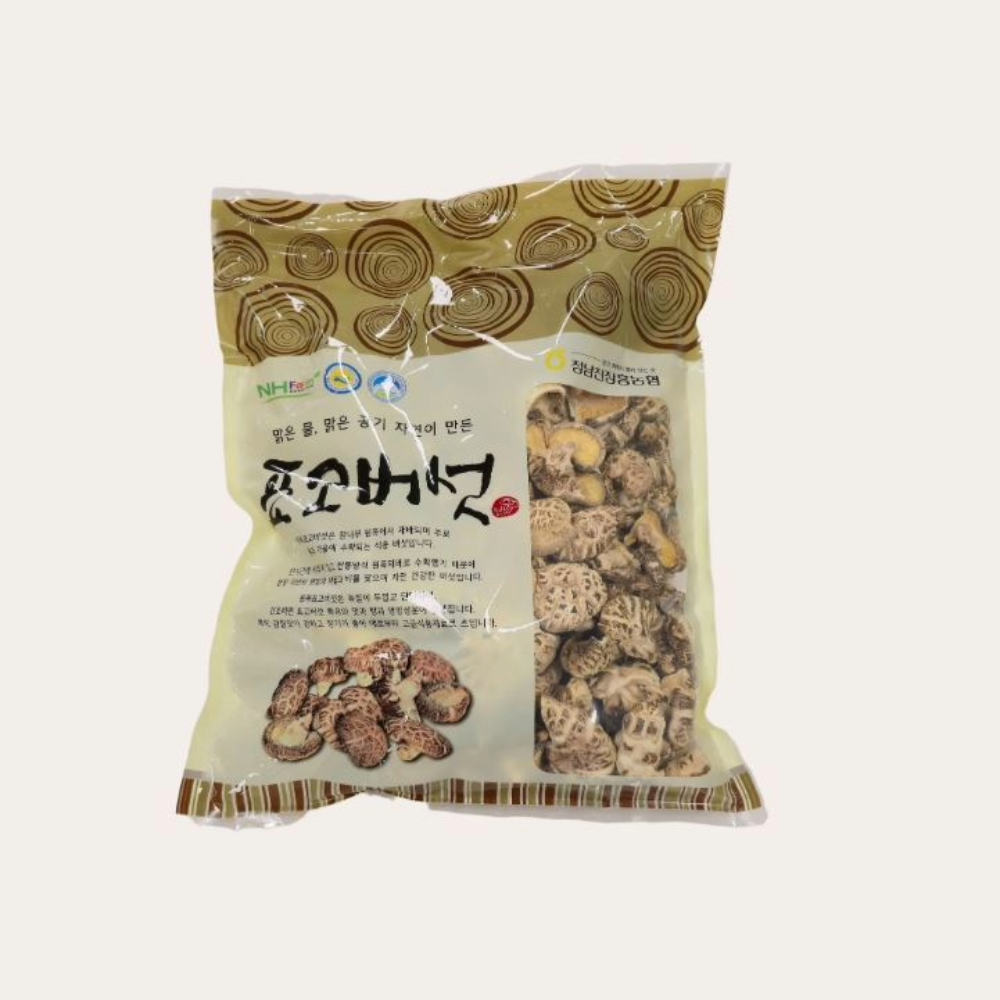 [남도드림]정남진장흥농협 건표고버섯 백화고파지 1kg
