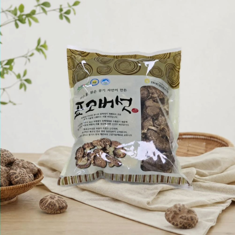 [남도드림]정남진장흥농협 건표고버섯 육수용 1kg