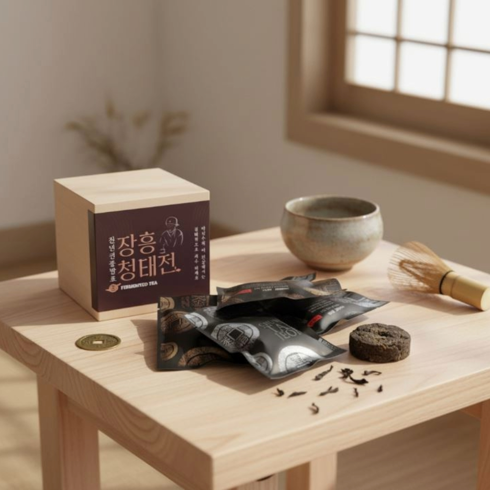 [남도드림] 장흥다원 청태전 목함6구 (7~9g* 6ea)