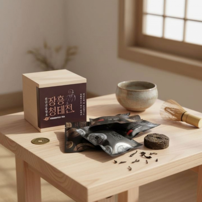 [남도드림] 장흥다원 청태전 목함6구 (7~9g* 6ea)