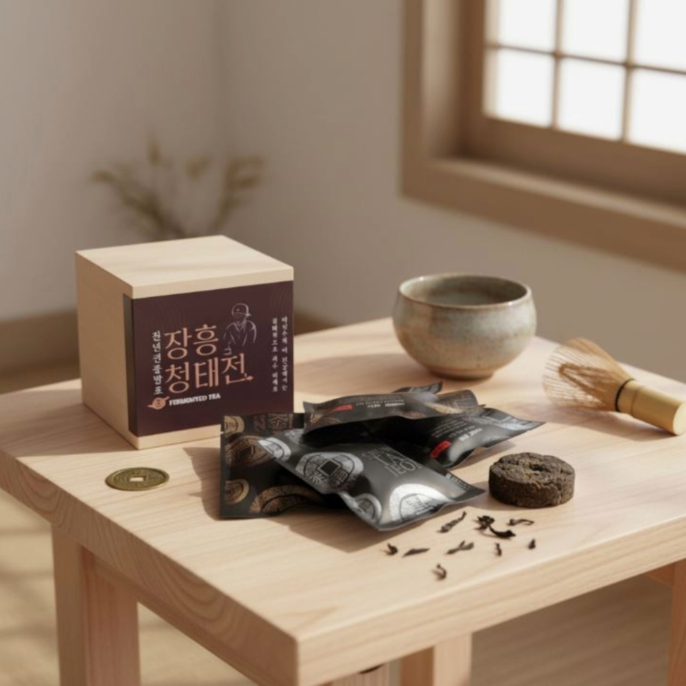 [남도드림] 장흥다원 청태전 목함6구 (7~9g* 6ea)