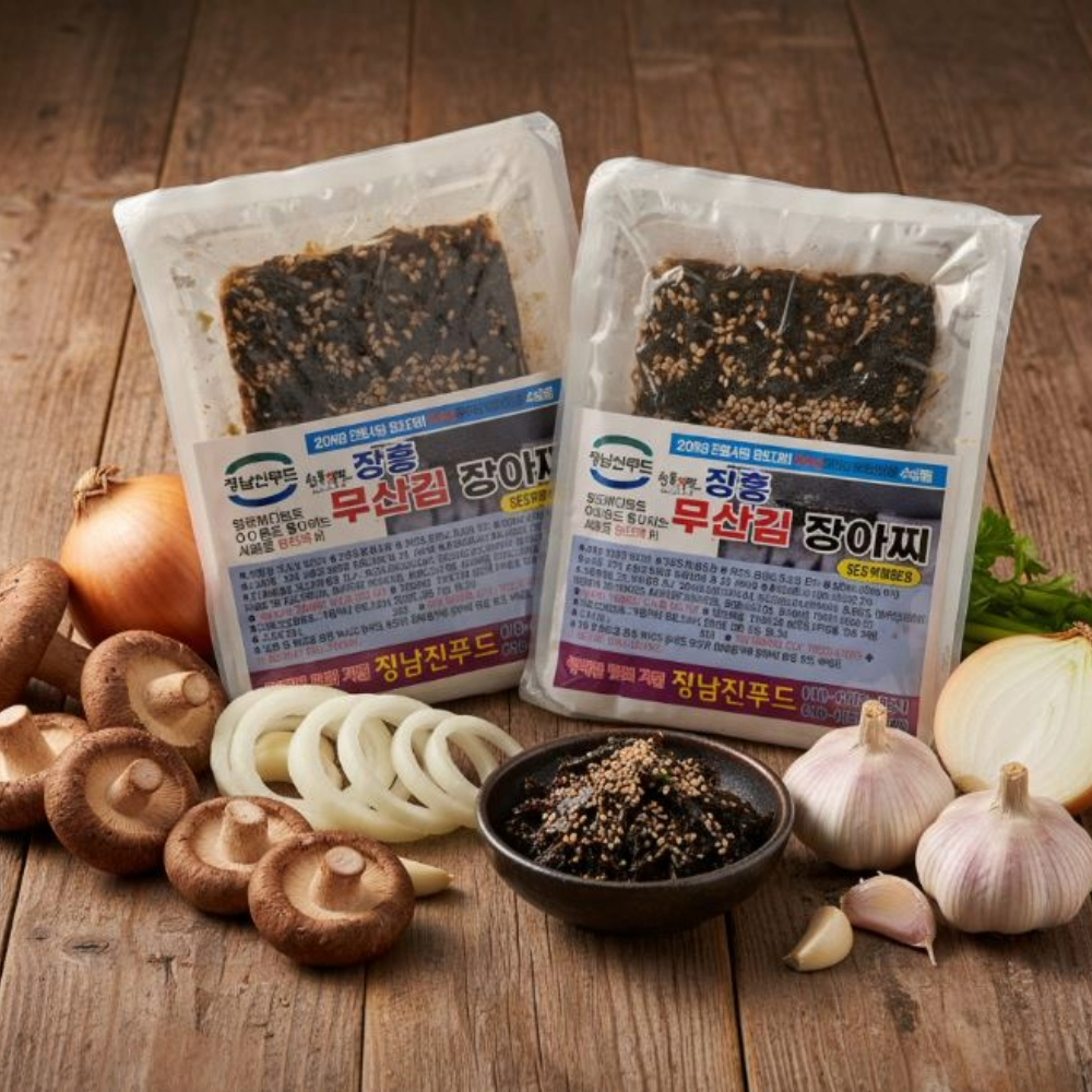 [남도드림]  정남진푸드 무산김장아찌 150g, 350g