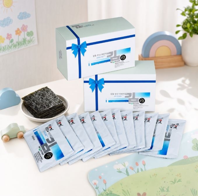 [남도드림]  장흥무산김 유기 어린이김(조미김 / 무조미김)