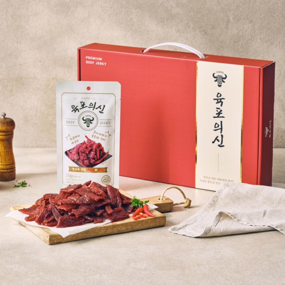 [남도드림] 강하누 한우 육포 선물세트 9입