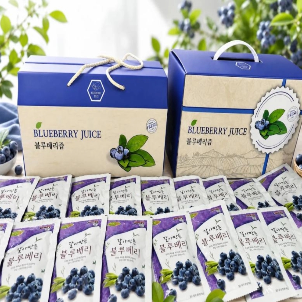 [남도드림] 갈아만든 블루베리즙 100ml 30포, 50포