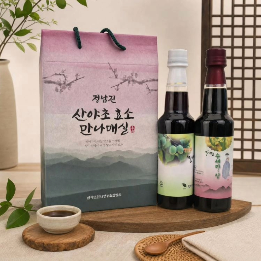[남도드림] 산야초만나효소 매실수세미효소 선물세트