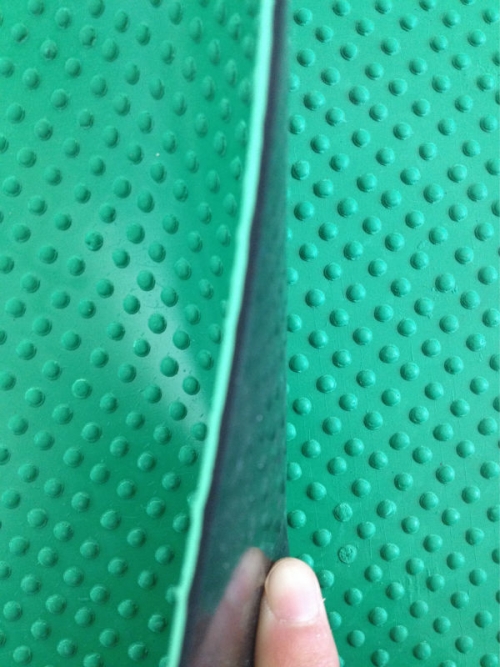 매트모아 엠보싱고무판 녹색 3.2T 폭910 20m 환출 바닥고무판 고무바닥 고무매트