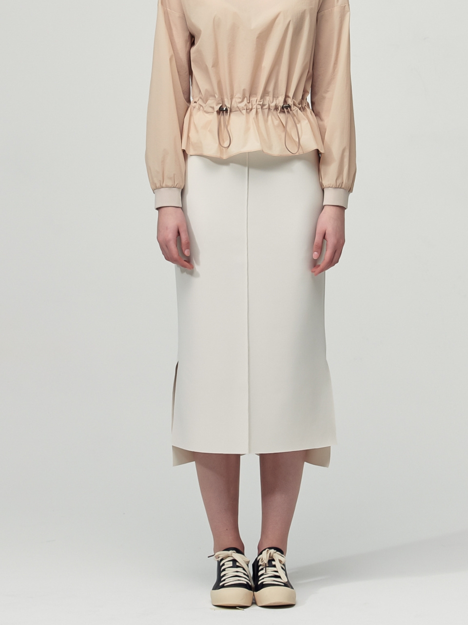 Comfort Mermaid Bendig Skirt_Ivory