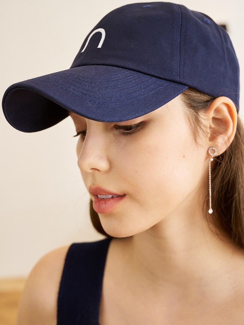 Logo Ball Cap _Navy