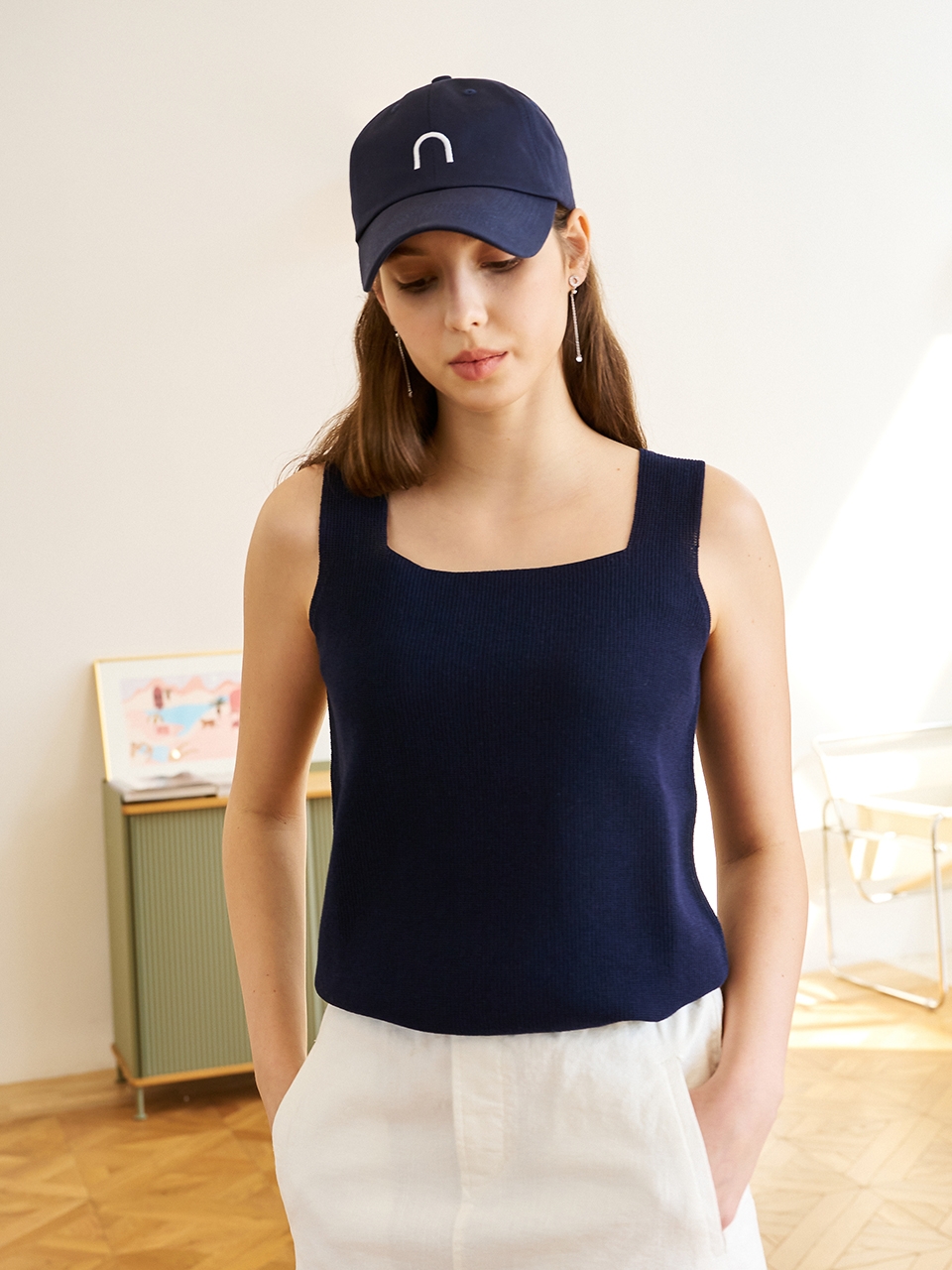 Logo Ball Cap _Navy