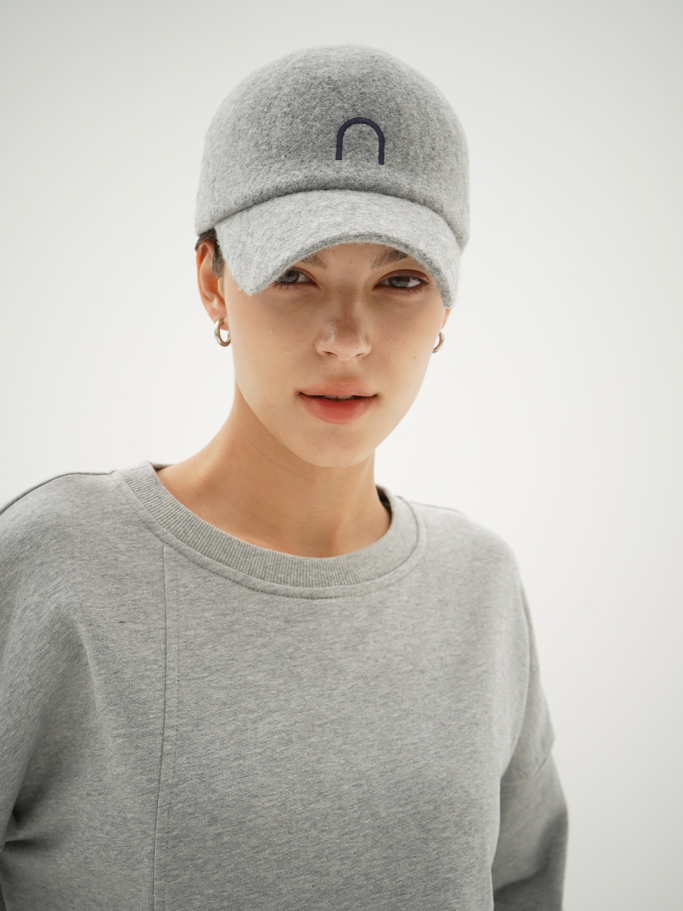 Wool Ball Cap_Grey