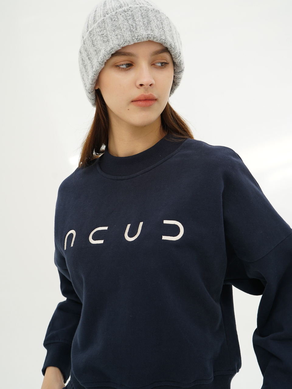 Logo Sweat Shirt_Navy