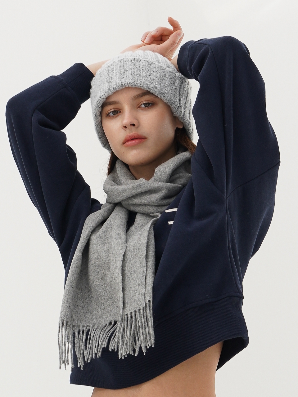 Cashmere Muffler_Grey