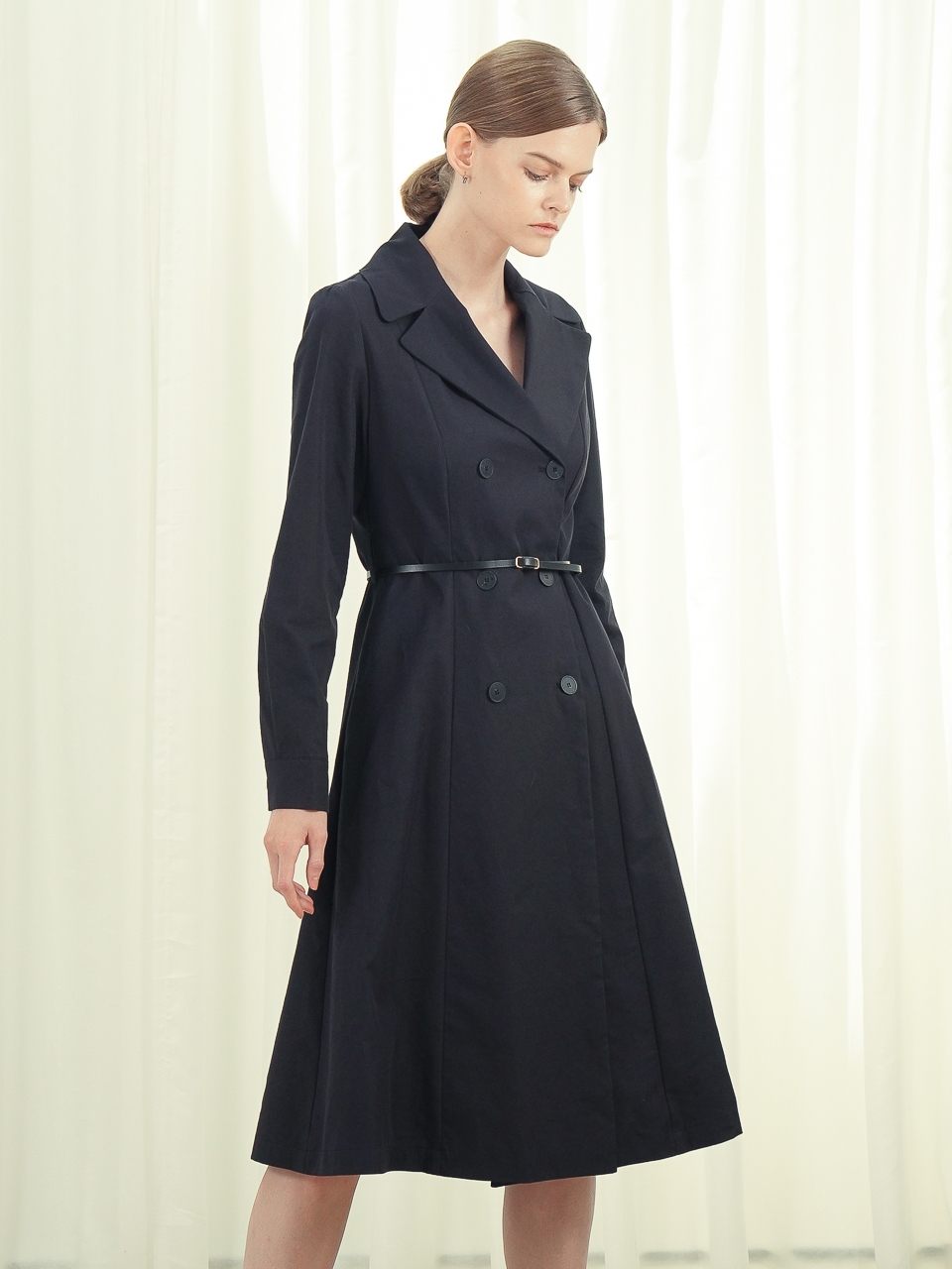 Trench Dress _B.Black