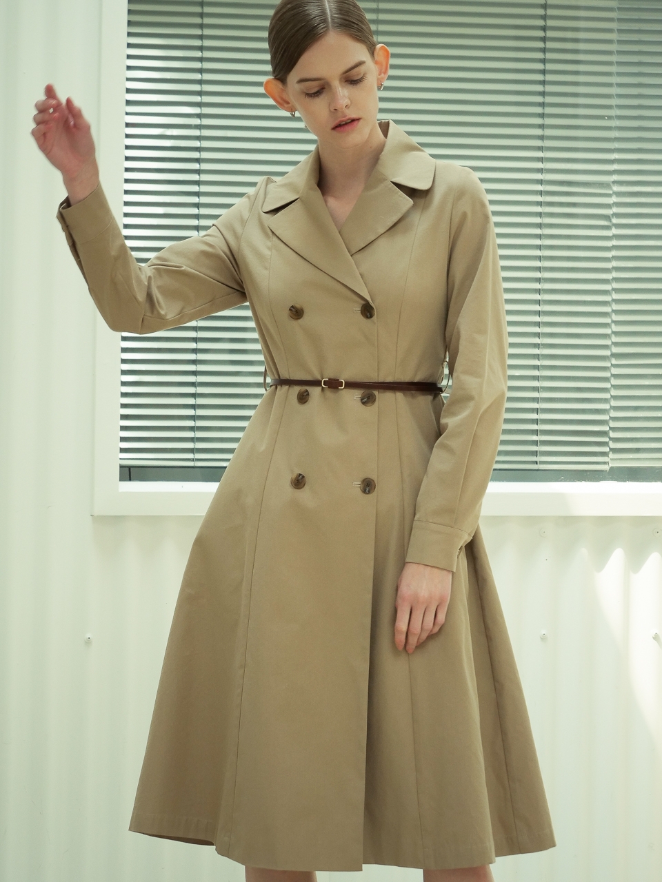 Trench Dress _Beige