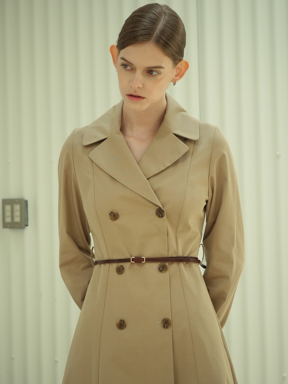 Trench Dress _Beige