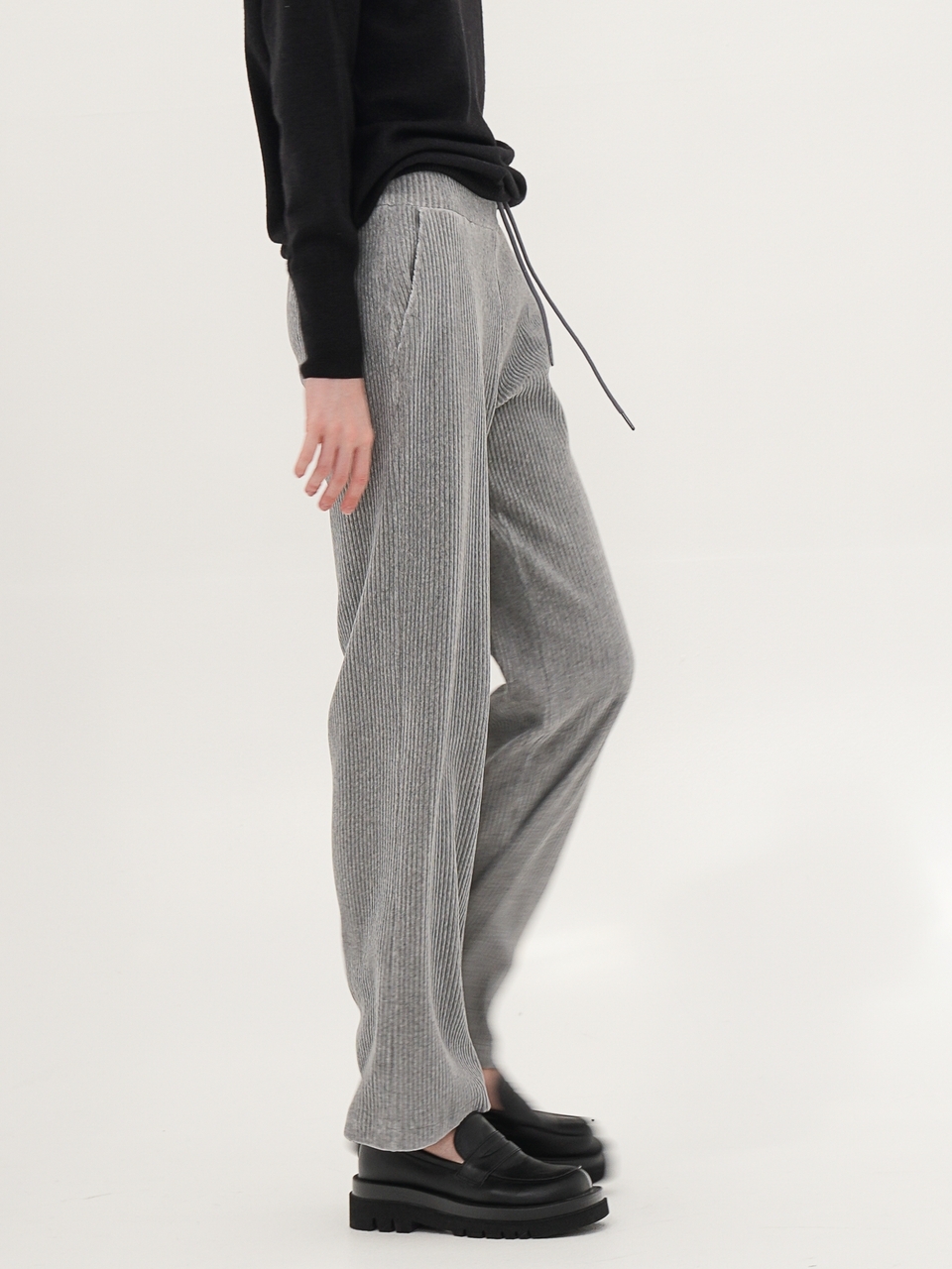 Corduroy Bending Pants _Grey