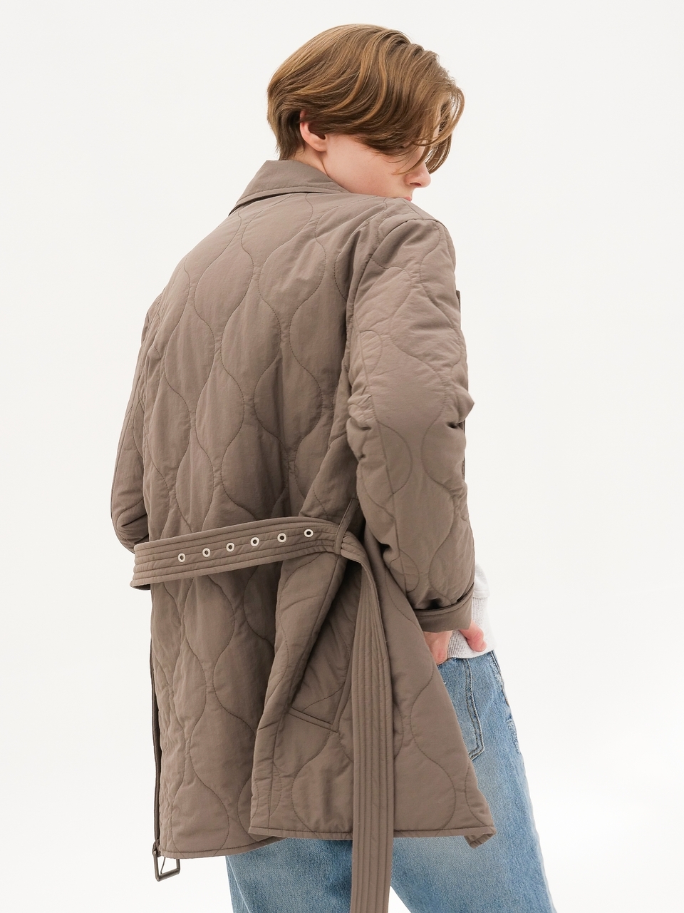 Padding Half Coat _L.Brown