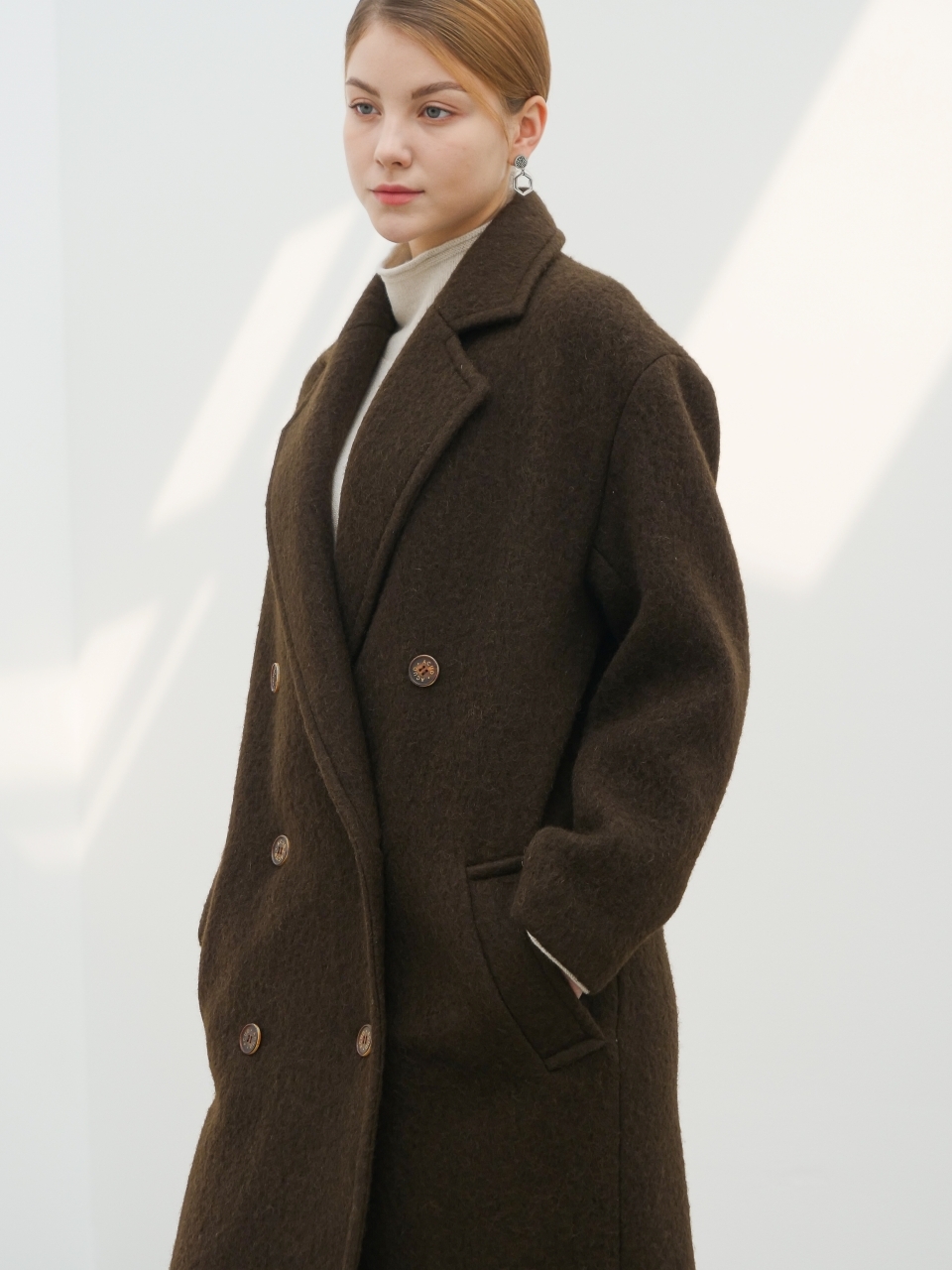 Alpaca Double Coat _Brown