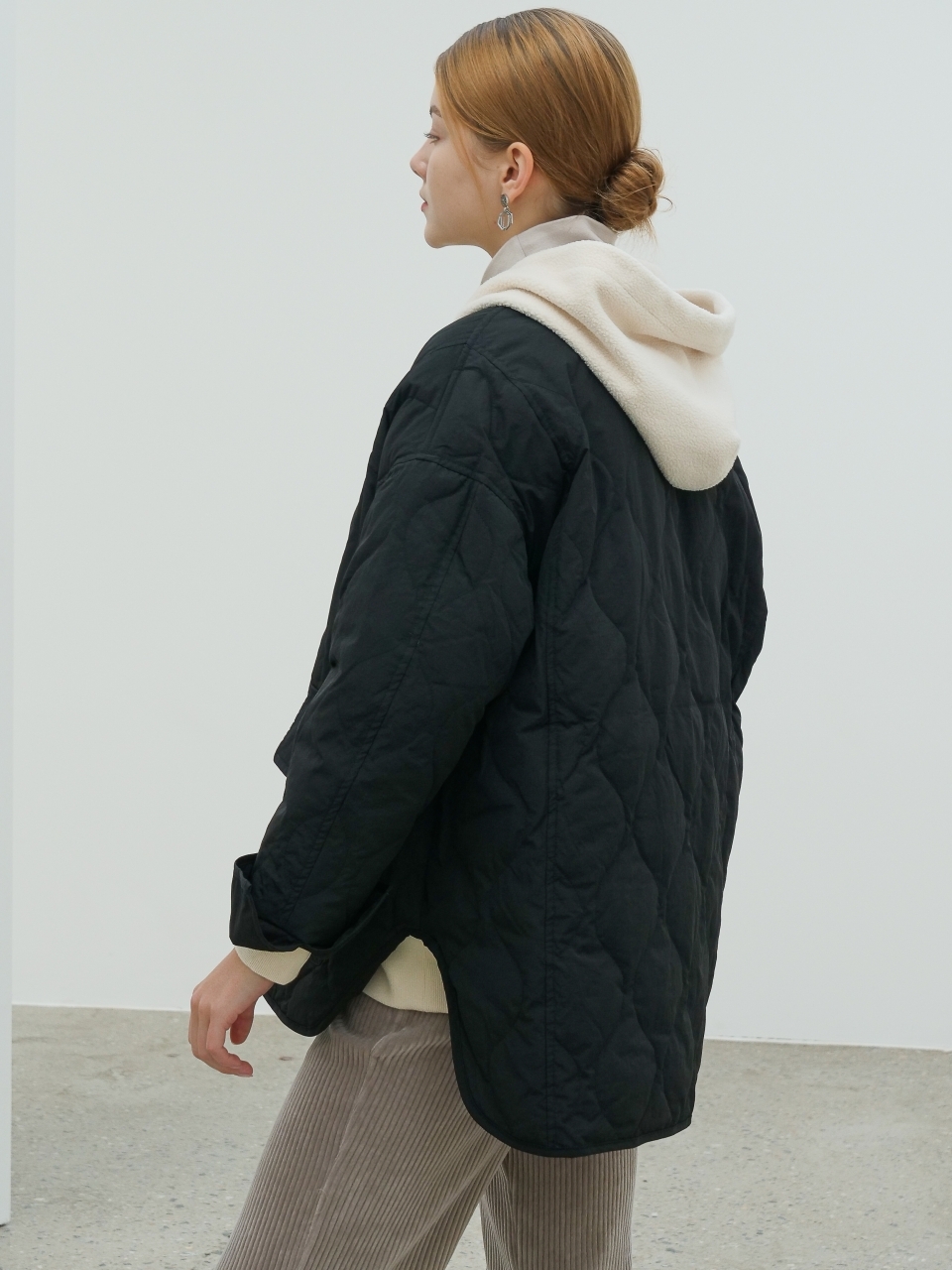 Duck Down Padding Coat _Black