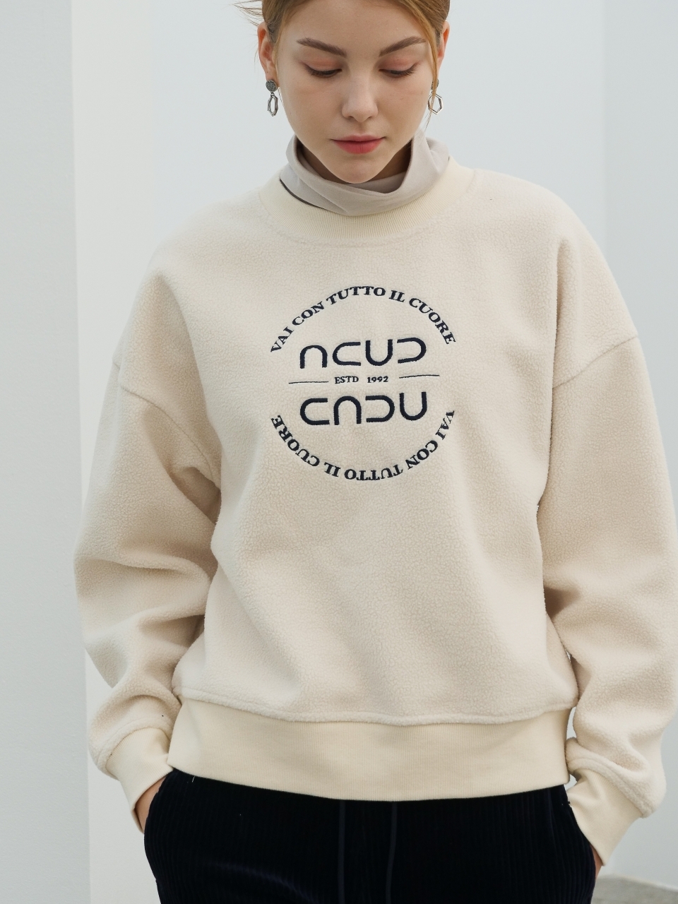 Boucle Logo Sweatshirt _Khaki