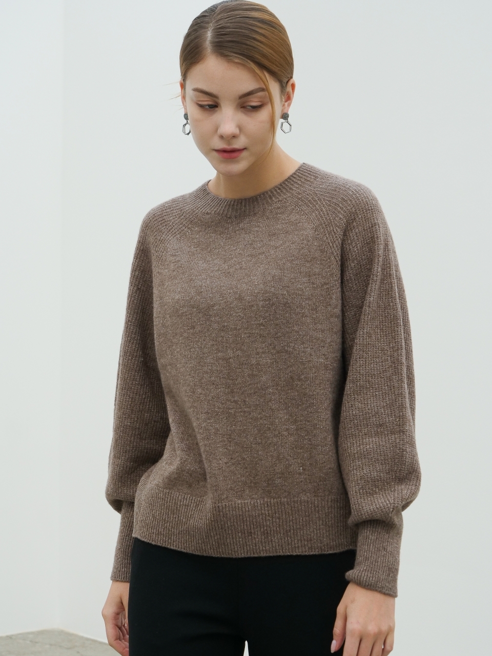 Raglan Cashmere Knit _Ivory